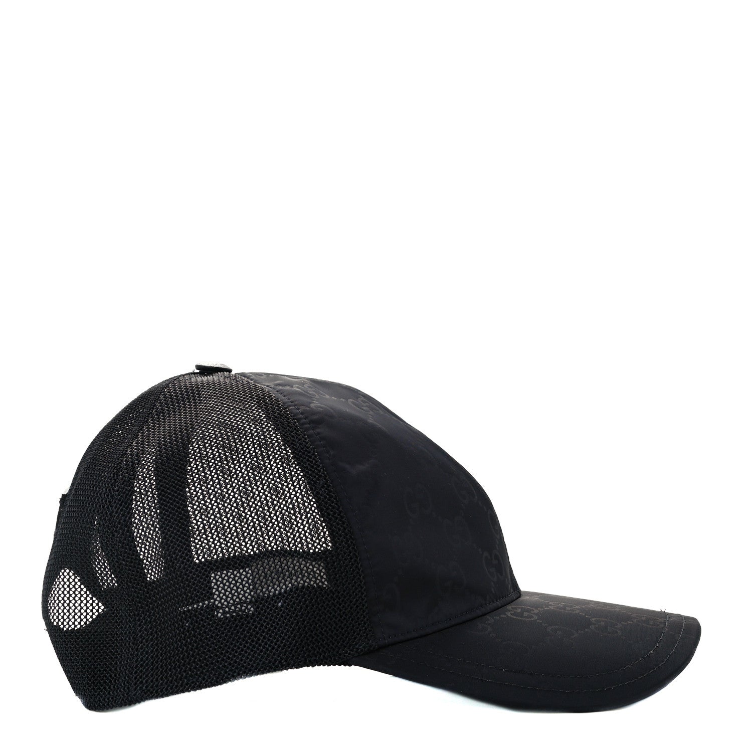 Gucci Nylon Monogram Baseball Hat S Black 4 of 9