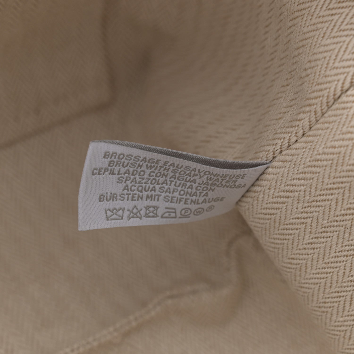 Hermes Canvas Large Bride-A-Brac Cabriole Case gris perle 7 of 10