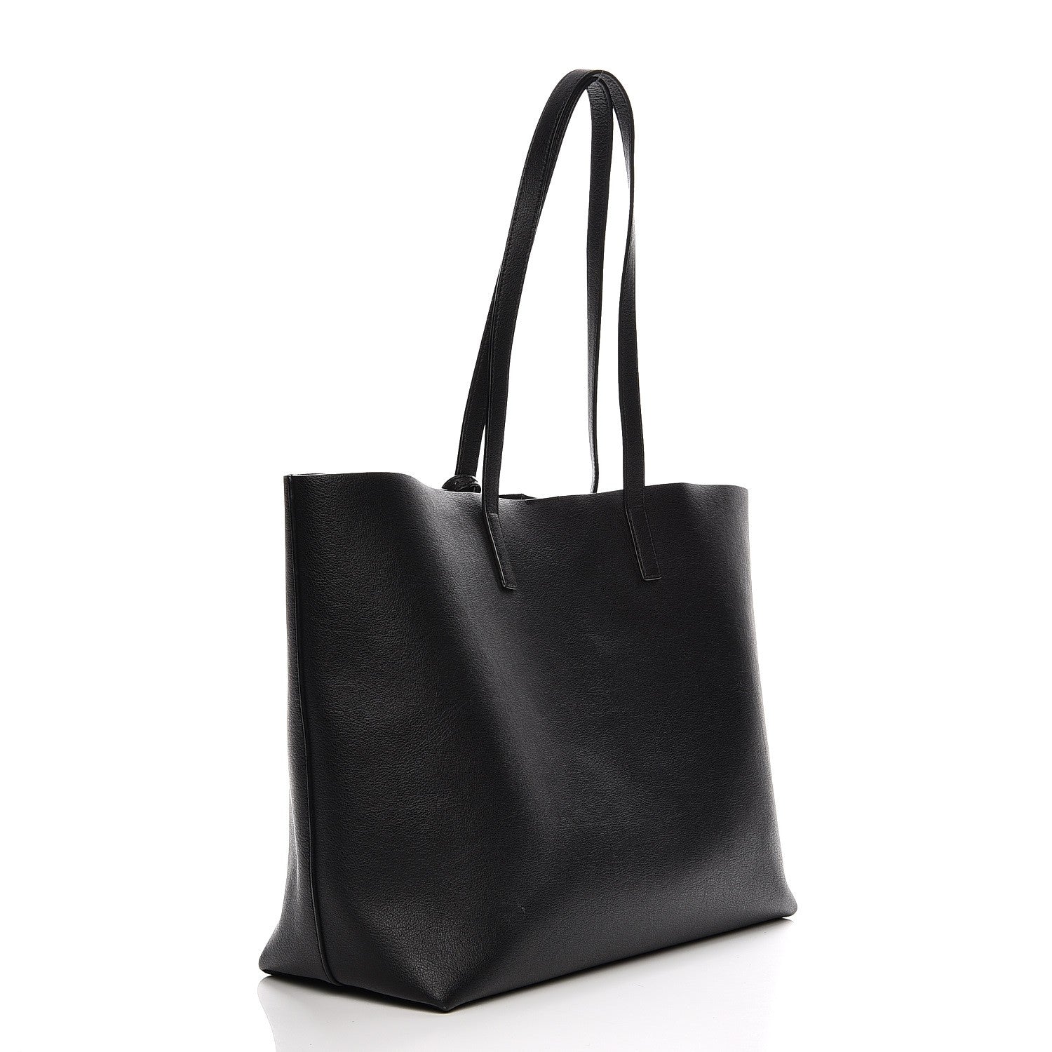 Saint Laurent Calfskin Large Shopping Tote Black 4 of 12