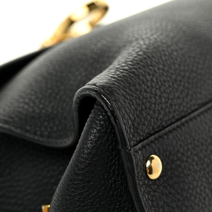 Salvatore Ferragamo Calfskin Medium Sofia Satchel Black 7 of 19