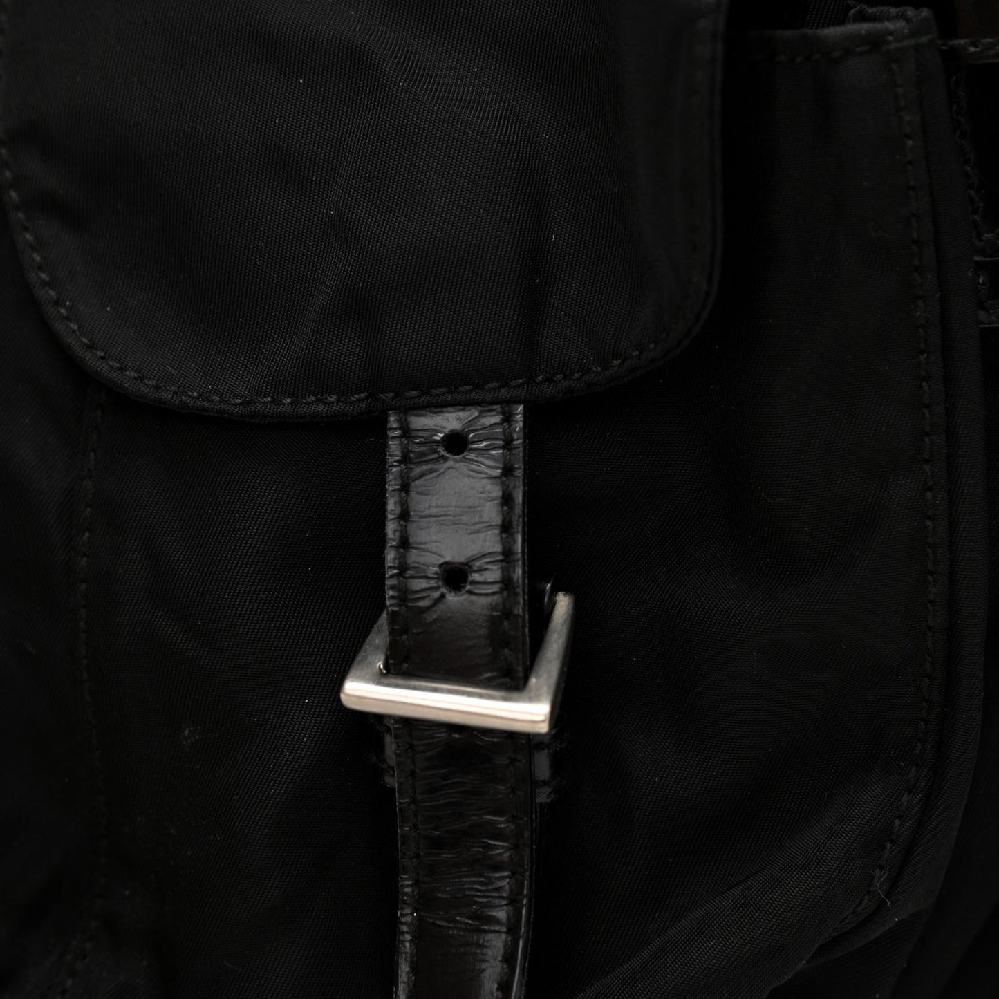 Tessuto Nylon Vela Small Backpack Black