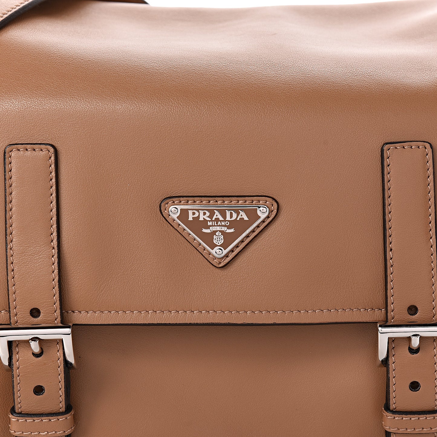 Soft Calf Messenger Bag Caramel
