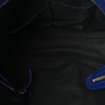 Balenciaga Chevre Gold Metallic Edge Hardware City Bleu Roi 5 of 11