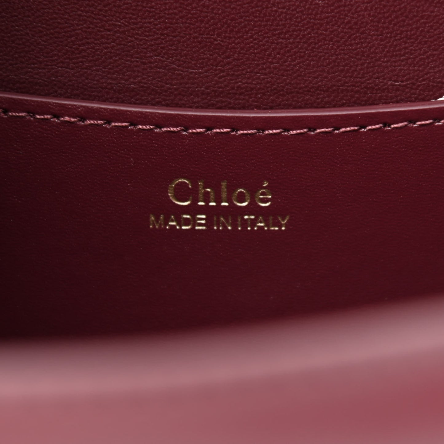 Calfskin Kattie Shoulder Bag Burgundy