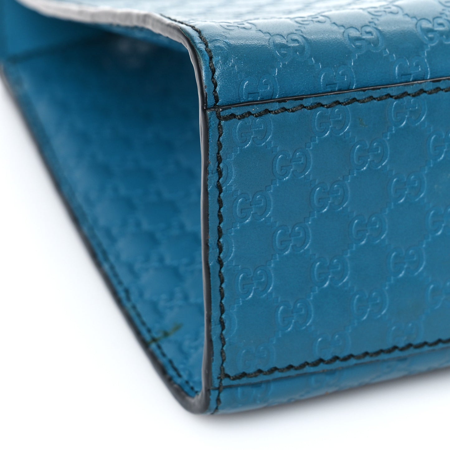 Soft Microguccissima Medium Emily Chain Shoulder Bag Deep Cobalt