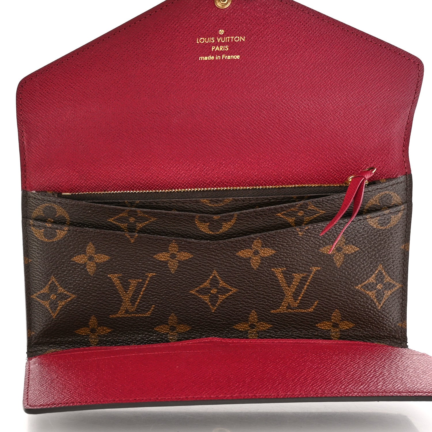 Louis Vuitton Monogram Sarah Wallet NM Fuchsia 5 of 19