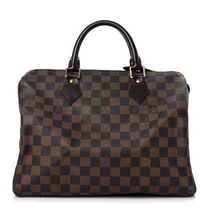 Louis Vuitton Damier Ebene Speedy 30 1 of 17