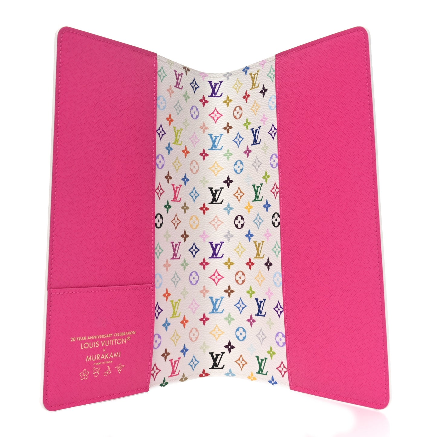 LV X TM Monogram Multicolor Emily Notebook Cover MM White