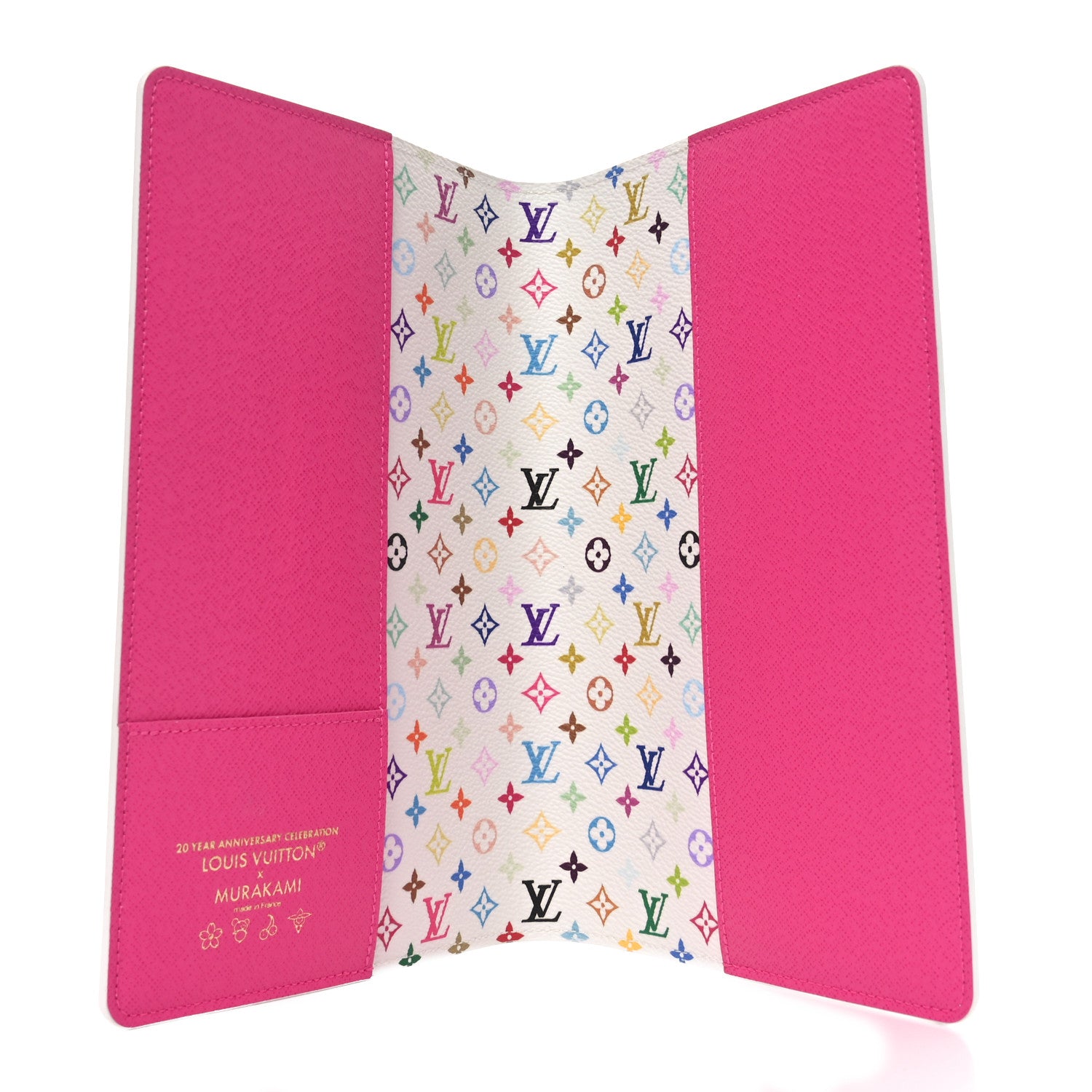 Louis Vuitton LV X TM Monogram Multicolor Emily Notebook Cover MM White 5 of 7