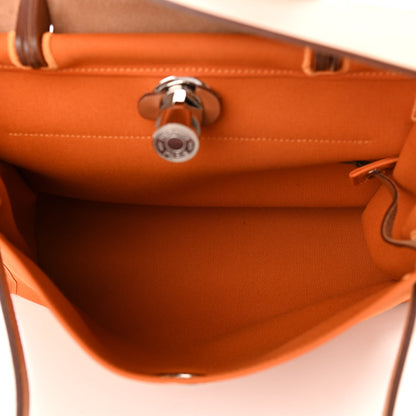 Hermes Toile Vache Hunter Herbag Zip 31 PM Orange 6 of 15