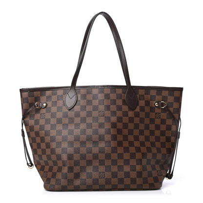 Louis Vuitton Damier Ebene Neo Neverfull MM Rose Ballerine 1 of 4
