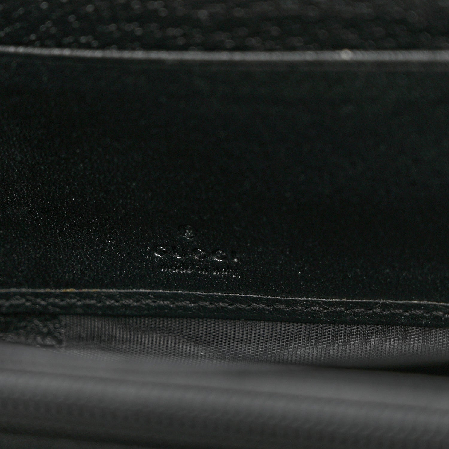 Gucci Calfskin Web Ophidia Zip Around Wallet Black 6 of 6