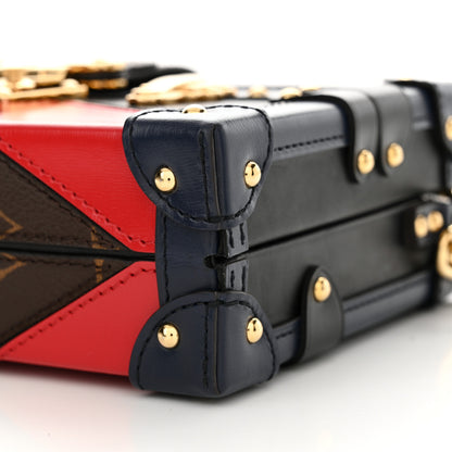 Louis Vuitton Monogram Malletage Print Petite Malle Marine Rouge 9 of 11