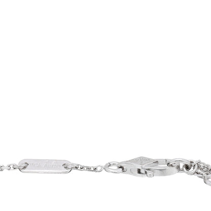 Van Cleef & Arpels 18K White Gold Diamond Sweet Alhambra Bracelet 3 of 3