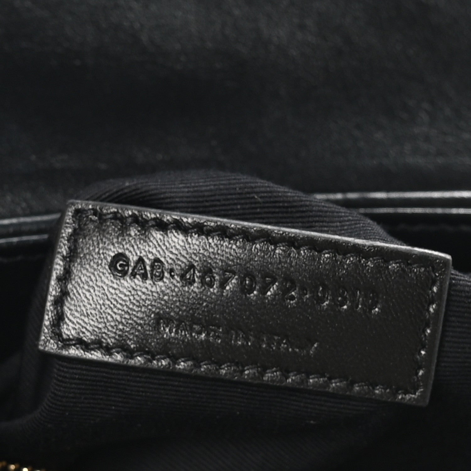 Saint Laurent Calfskin Y Quilted Monogram Toy Loulou Crossbody Bag Black 7 of 10
