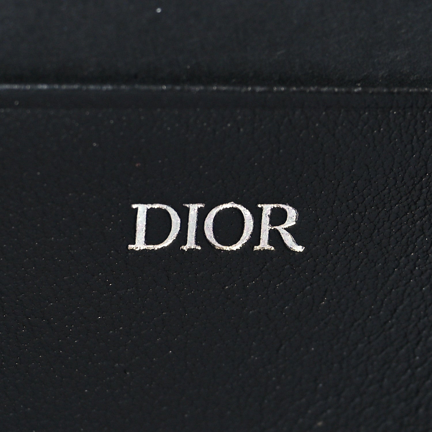 Christian Dior Grained Calfskin Pouch Navy Blue 6 of 11