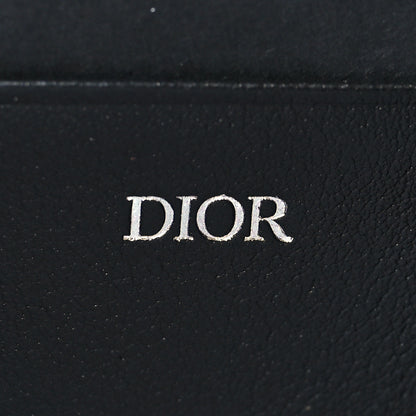Christian Dior Grained Calfskin Pouch Navy Blue 6 of 11