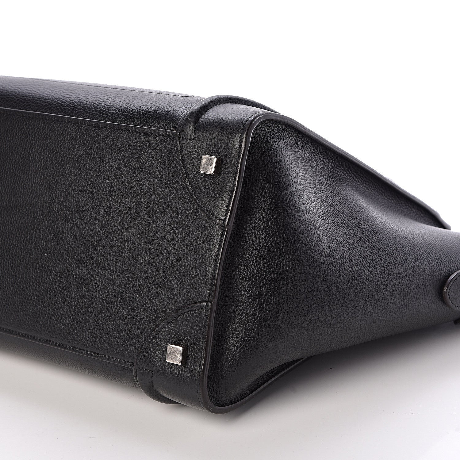 Celine Drummed Calfskin Mini Luggage Black 9 of 9
