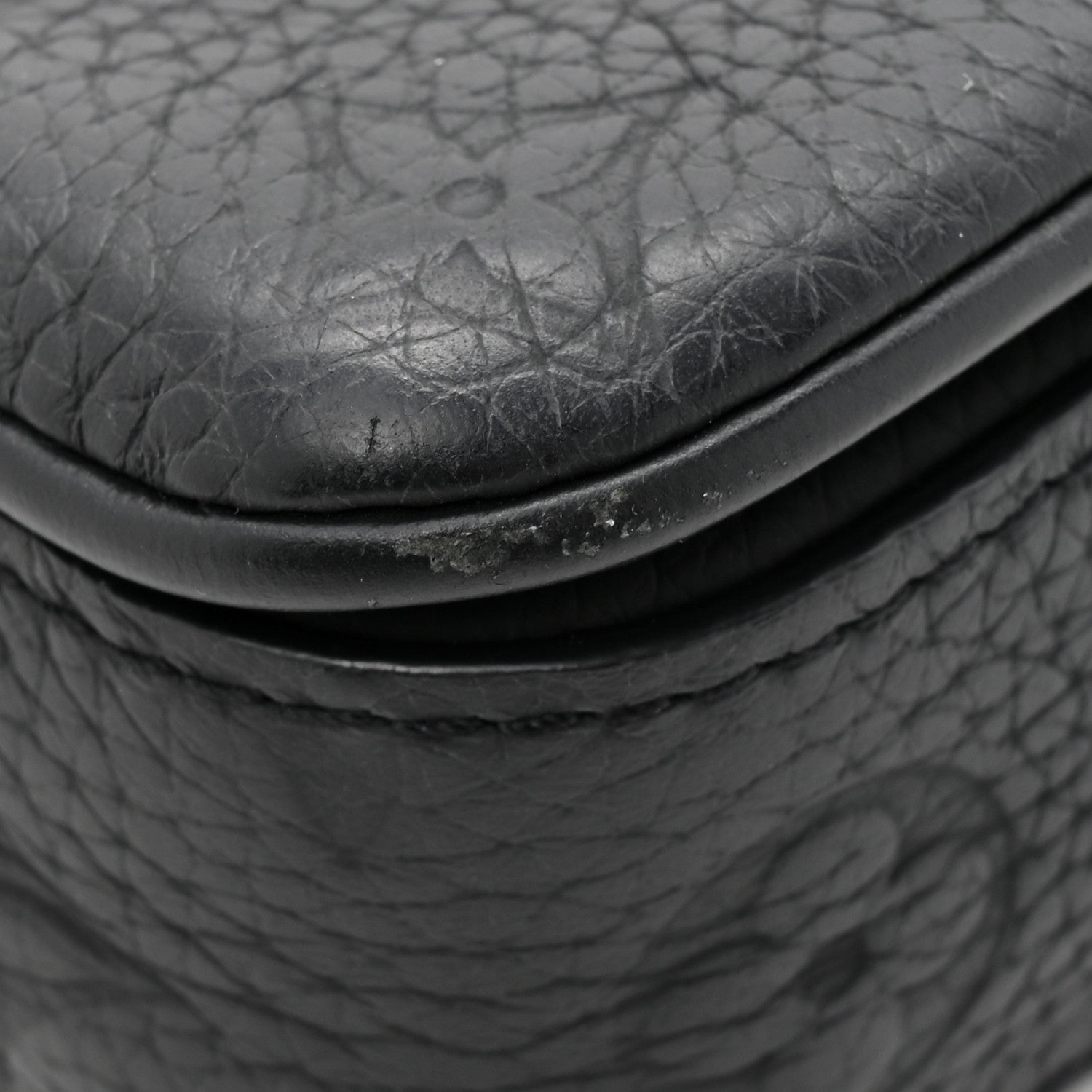 Louis Vuitton Taurillon Monogram S Lock Wearable Wallet Black 11 of 12