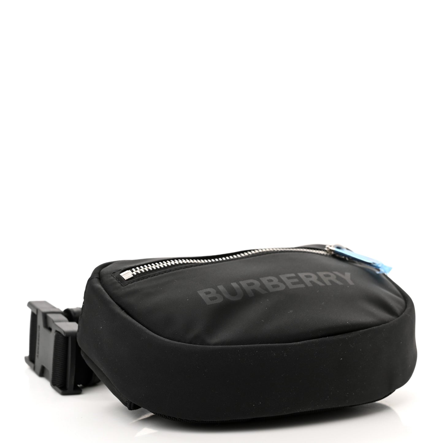 Econyl Logo Print Small Cannon Bum Bag Black