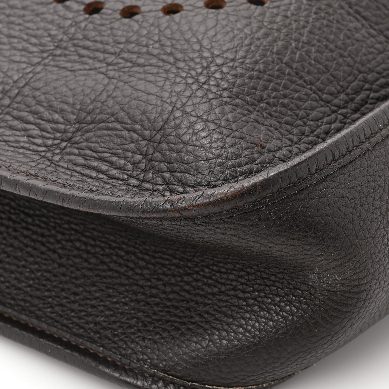 Hermes Taurillon Clemence Evelyne GM Chocolate 12 of 15