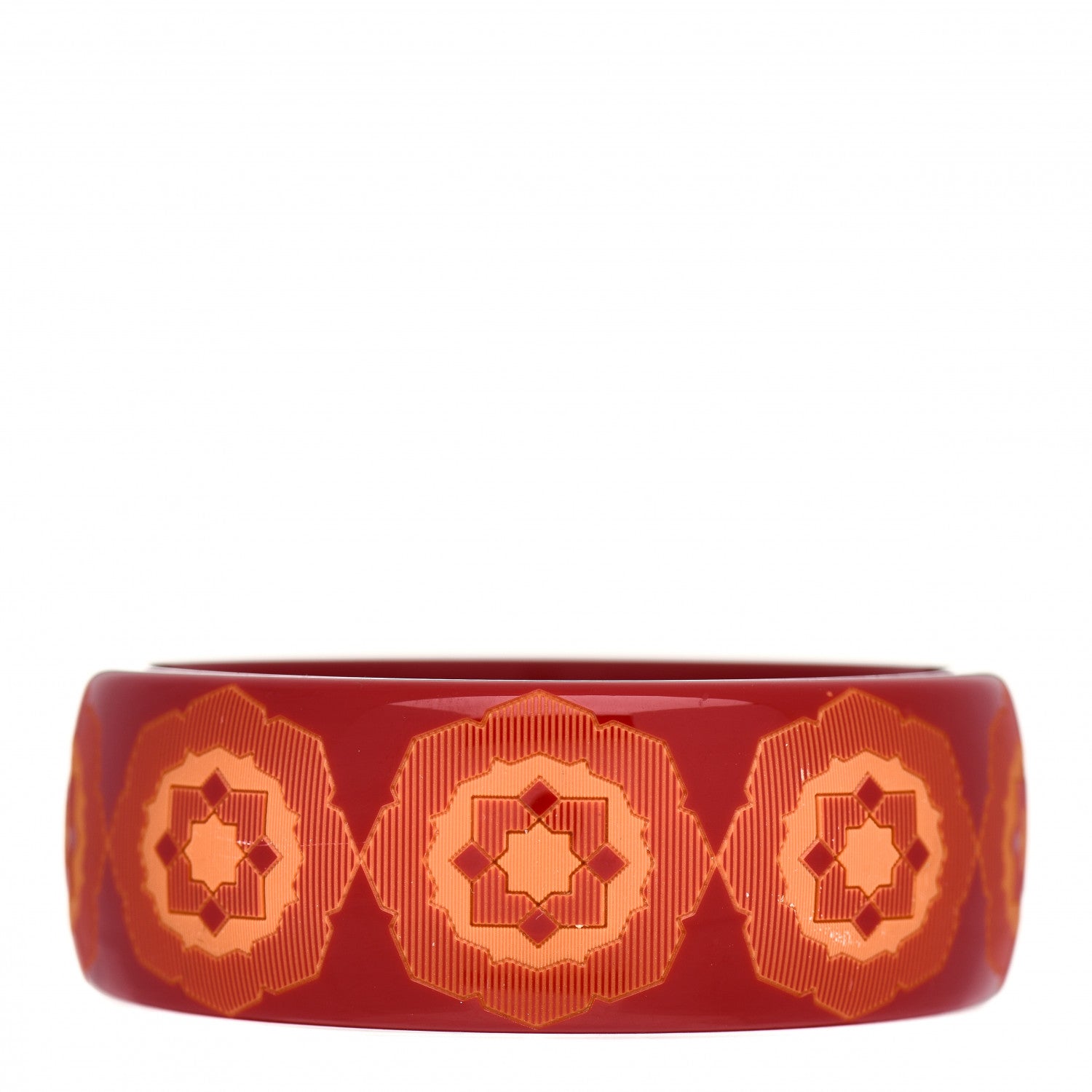 Tiffany Resin Paloma Picasso Zellige Bangle Bracelet Red 1 of 4