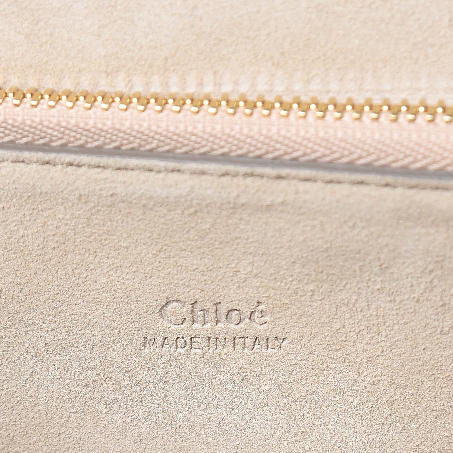 Chloe Calfskin Suede Medium Faye Shoulder Bag Motty Grey 6 of 10