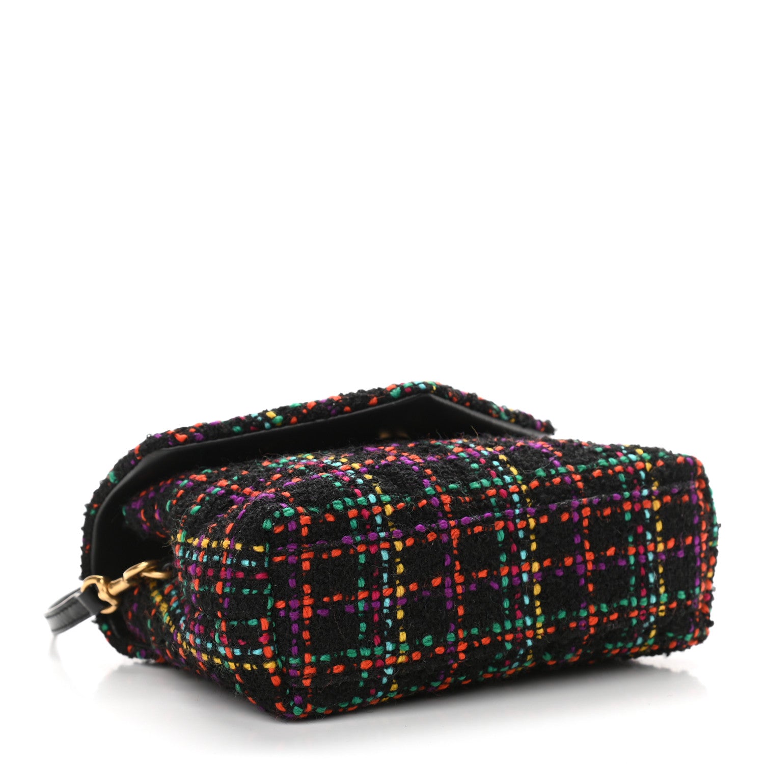 Saint Laurent Tweed Toy Loulou Shoulder Bag Black 4 of 12