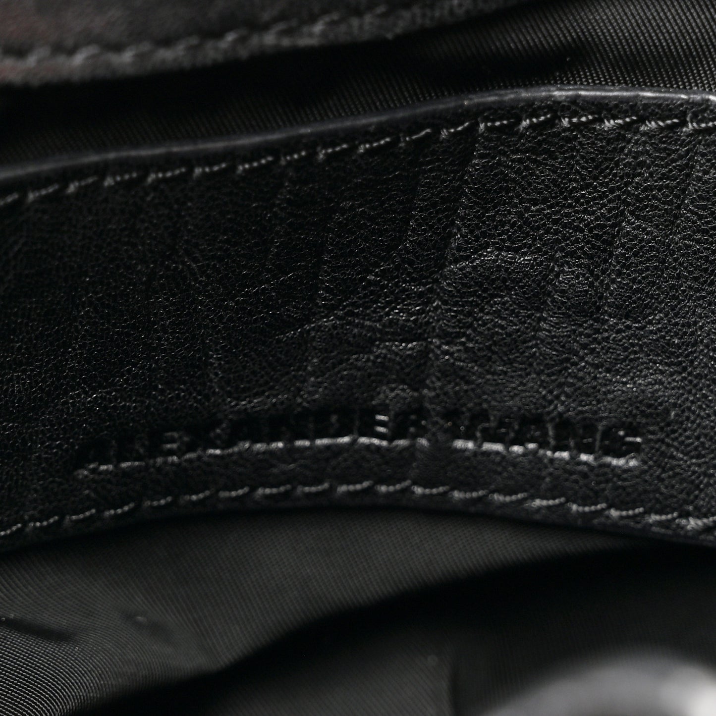 Pebbled Lambskin Diego Bucket Black Rose Gold Hardware