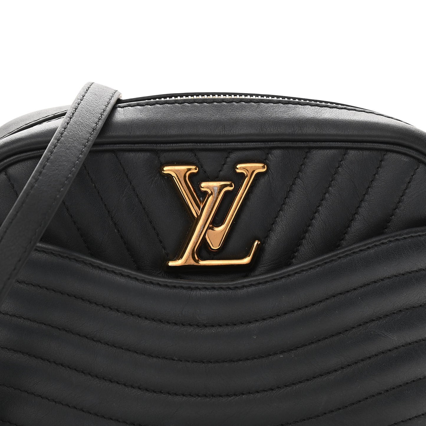 Calfskin New Wave Camera Bag Black