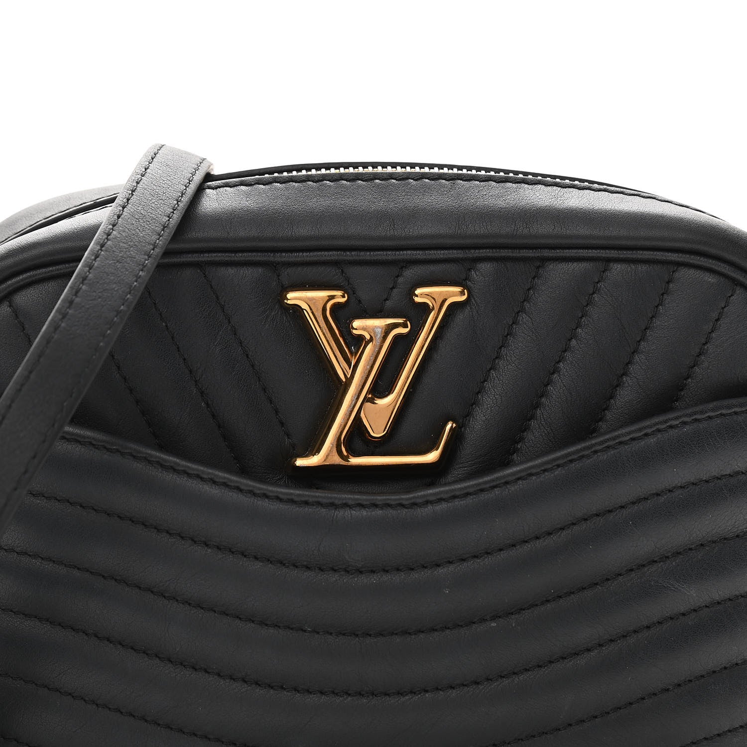 Louis Vuitton Calfskin New Wave Camera Bag Black 7 of 14