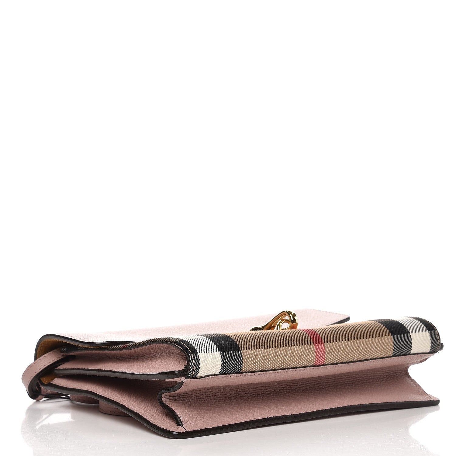Burberry Derby Calfskin House Check Small Macken Crossbody Bag Pale Orchid 4 of 8