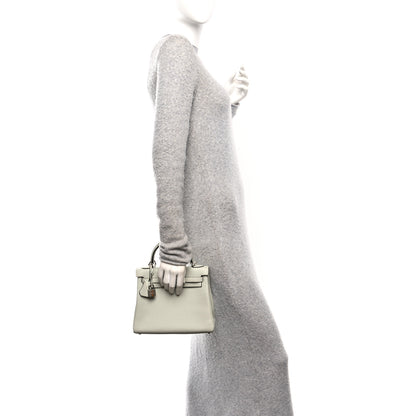 Hermes Togo Kelly Retourne 25 Gris Neve 3 of 11