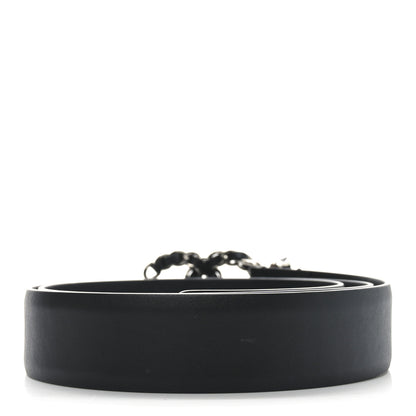 Chanel Calfskin CC Chain Belt 85 34 Black 2 of 7