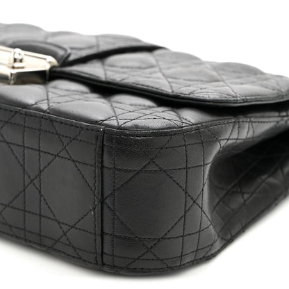 Christian Dior Lambskin Cannage Medium Miss Dior Flap Black 9 of 9