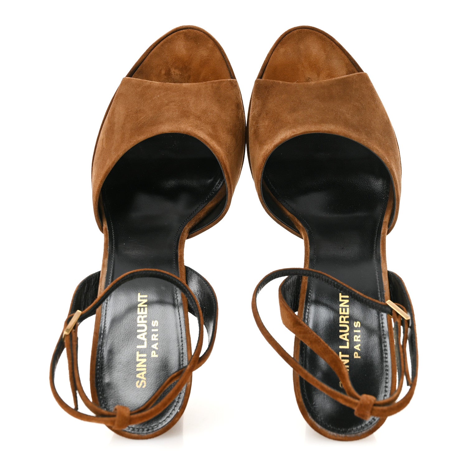 Saint Laurent Cachemire Jodie 95 Tanouk Platform Sandals 42 Land 2 of 10