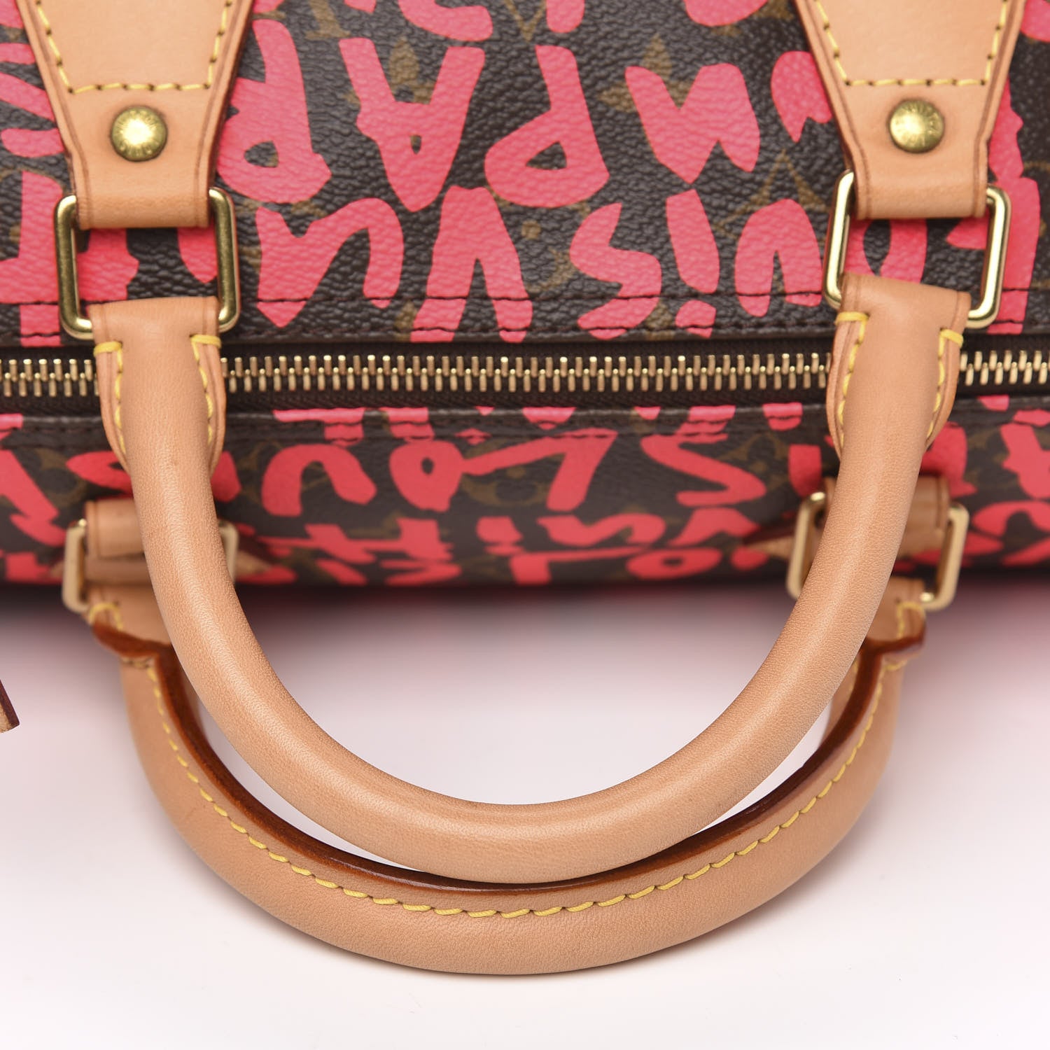 Louis Vuitton Monogram Graffiti Speedy 30 Fuchsia 11 of 12