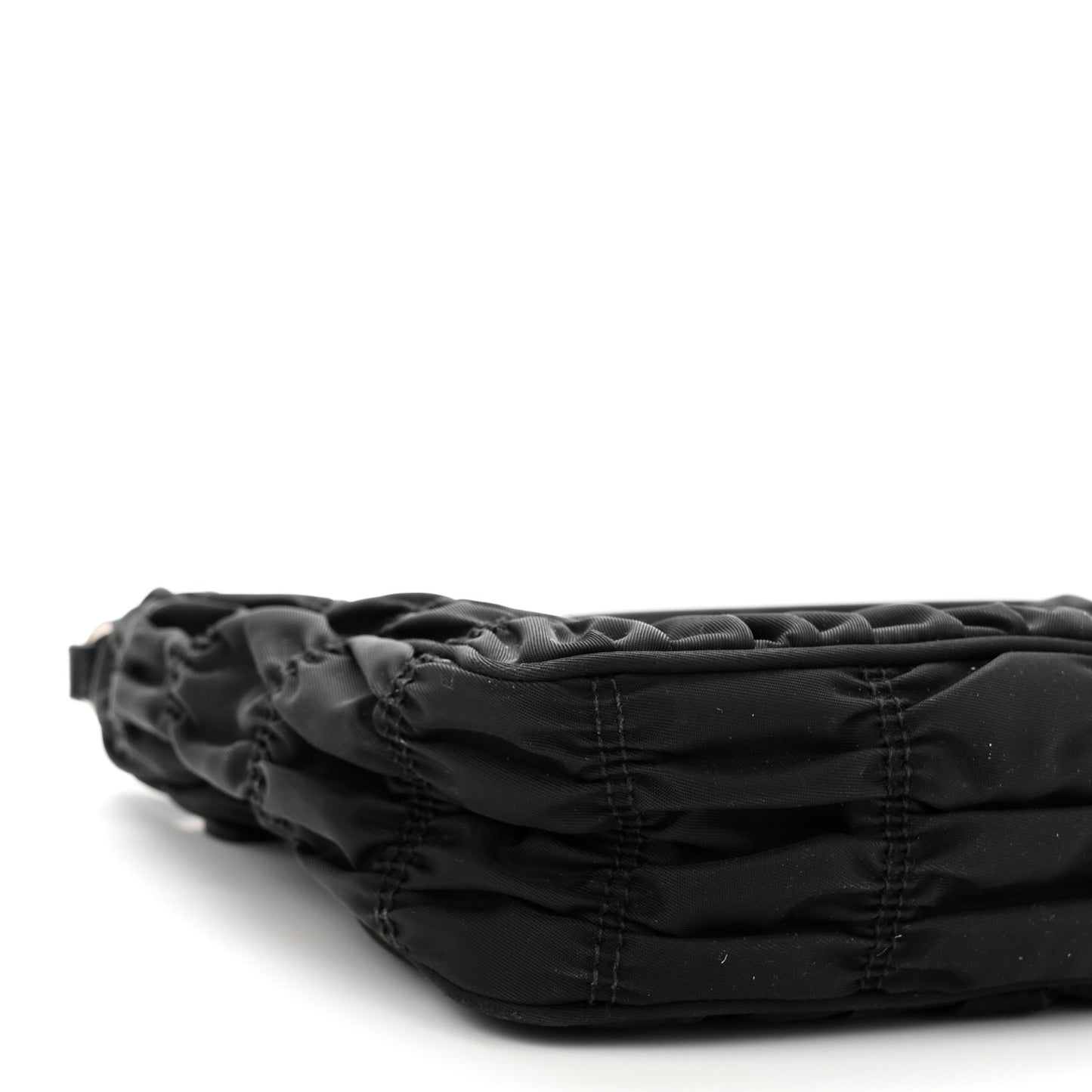 Tessuto Nylon Gaufre Shoulder Bag Black