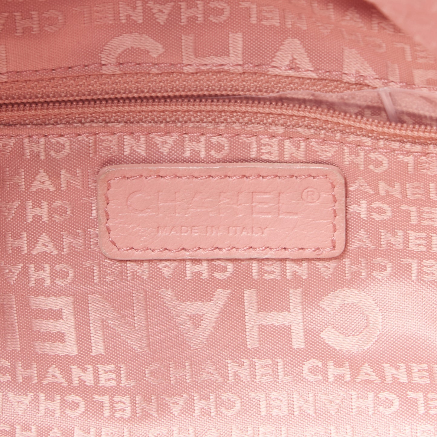 Caviar Square Stitched Bowler Pink