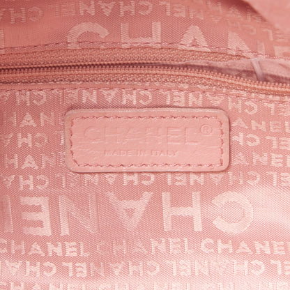 Chanel Caviar Square Stitched Bowler Pink 8 of 9