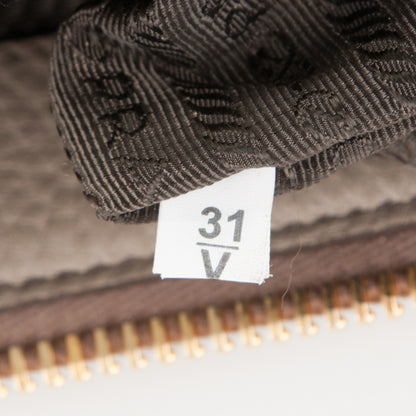 Prada Vitello Daino Shopping Satchel Argilla 9 of 10