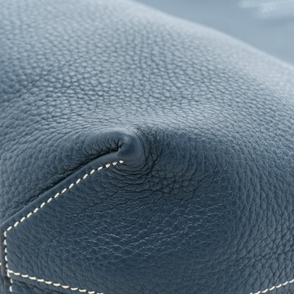 Hermes Taurillon Clemence Double Sens 36 Reversible Tote Menthe Colvert 14 of 20