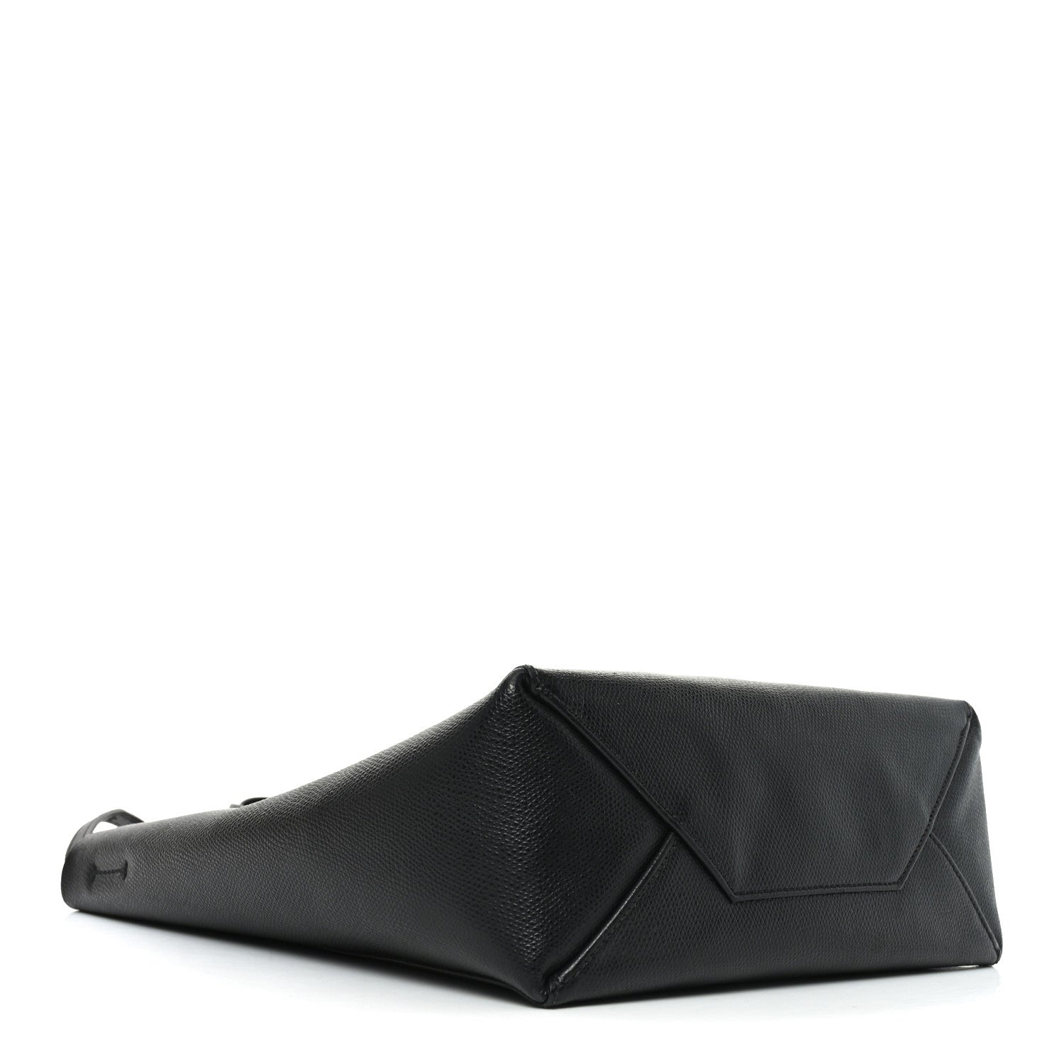 Celine Grained Calfskin Small Vertical Cabas Black 4 of 9