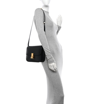 Celine Box Calfskin Medium Classic Box Flap Bag Black 2 of 12