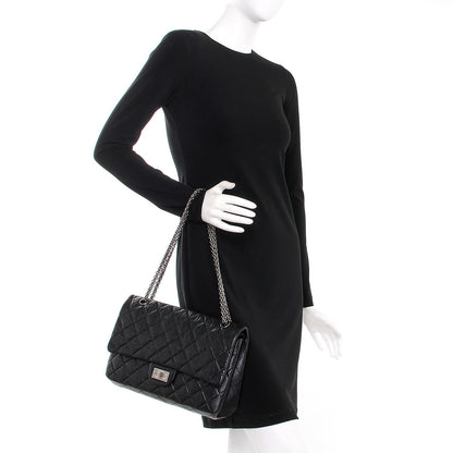 Chanel Aged Calfskin Quilted 2.55 Reissue 227 Flap Black 2 of 8