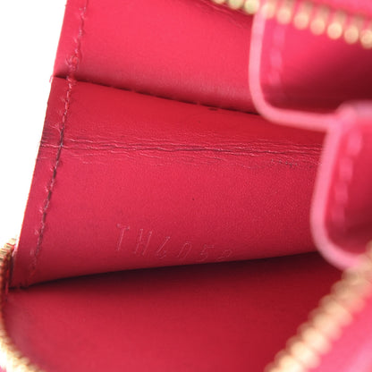Louis Vuitton Vernis Heart Coin Purse Rose Pop 7 of 9