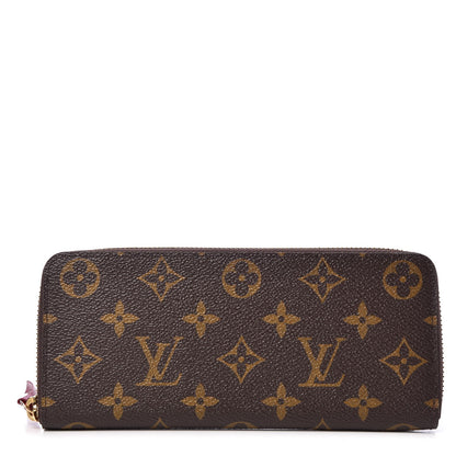 Louis Vuitton Monogram Clemence Wallet Fuchsia 1 of 7