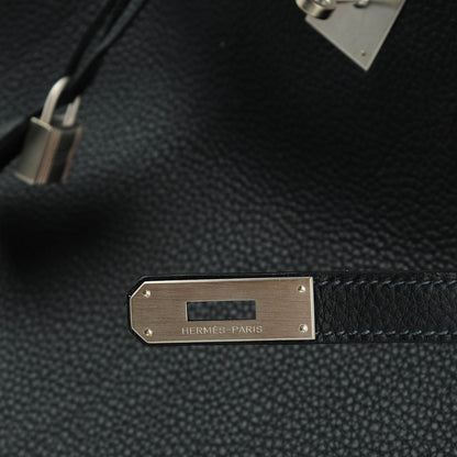 Hermes Togo Horseshoe Birkin 40 Indigo Iris 5 of 23