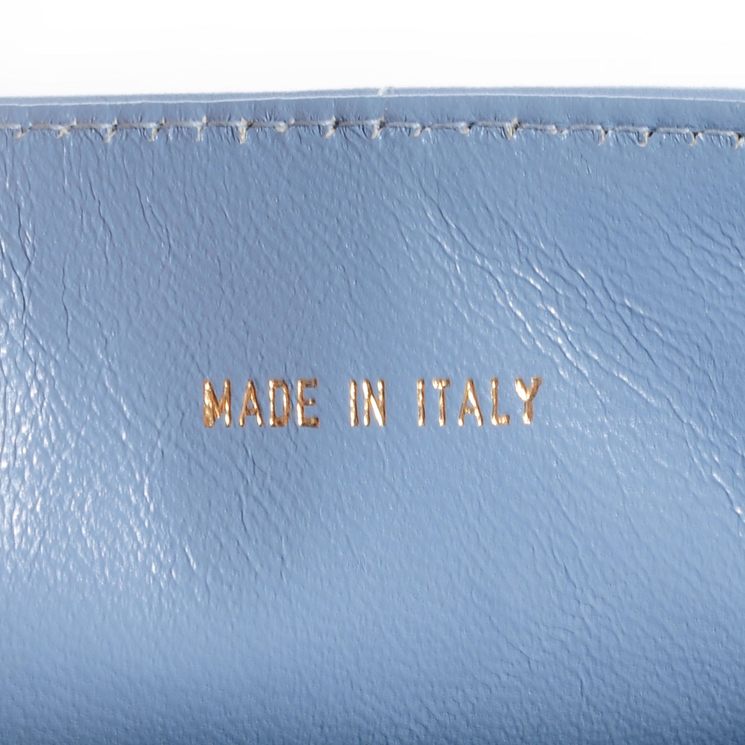Chanel Lambskin Camellia Mini Flap Light Blue 8 of 8