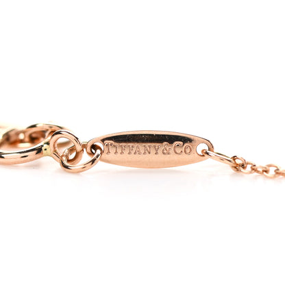 Tiffany 18K Rose Gold 11mm Elsa Peretti Open Heart Pendant Necklace 5 of 8